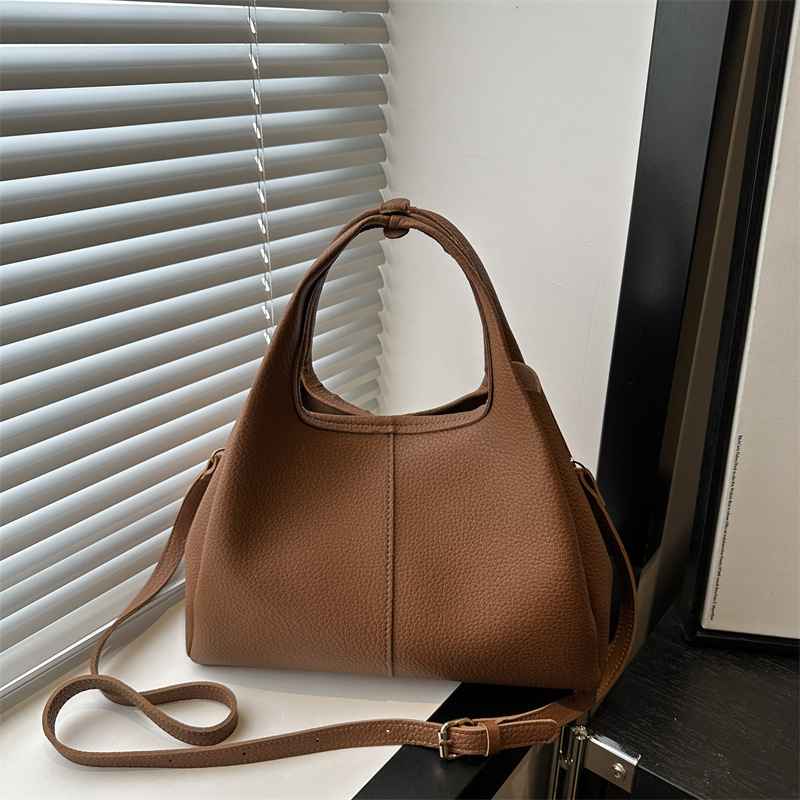 2025 Autumn New Bucket Bag Large Capacity Crossbody Shoulder Handbag Minimalist